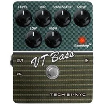 Для бас гитары TECH 21 SANSAMP CHARACTER SERIES - VT BASS 07514